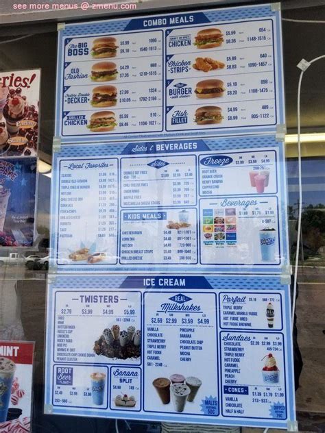 fosters freeze san diego|foster freeze menu.